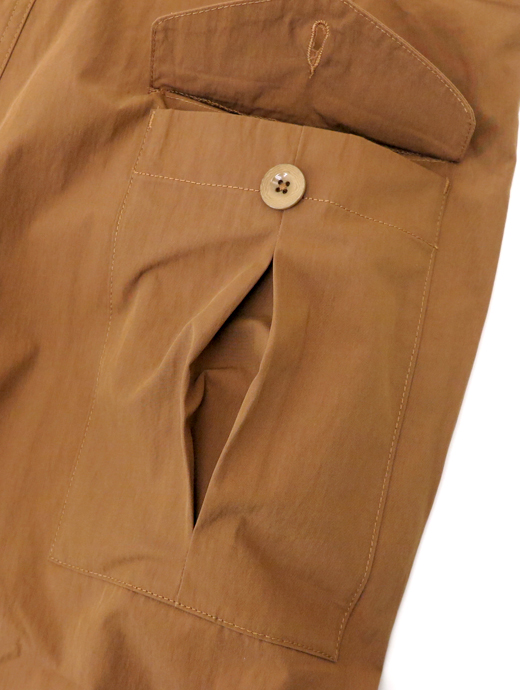 Ten c/テンシー　ワイドカーゴパンツ　ten520608-ブリックブラウン