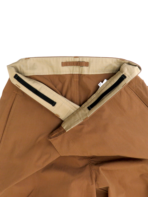 Ten c/テンシー　ワイドカーゴパンツ　ten520608-ブリックブラウン