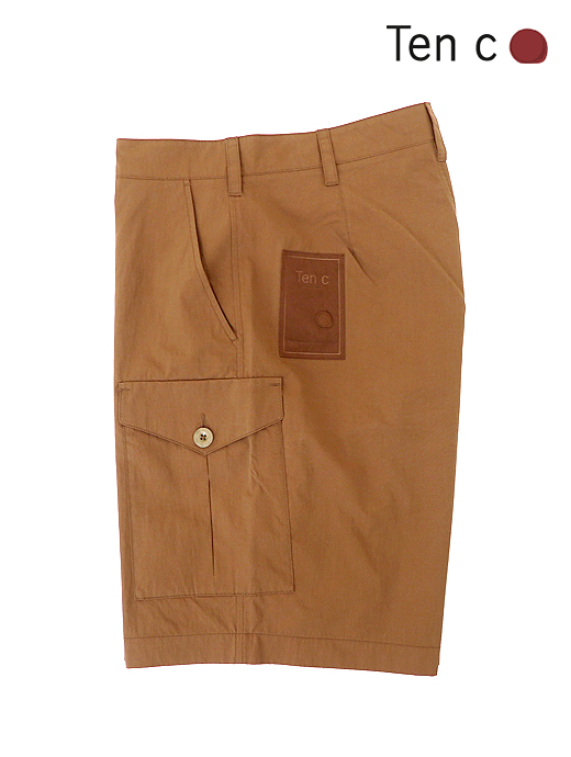 Ten c/テンシー　ショートパンツ　ten520609-ブリックブラウン