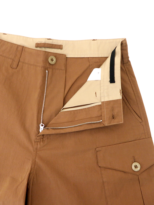 Ten c/テンシー　ショートパンツ　ten520609-ブリックブラウン