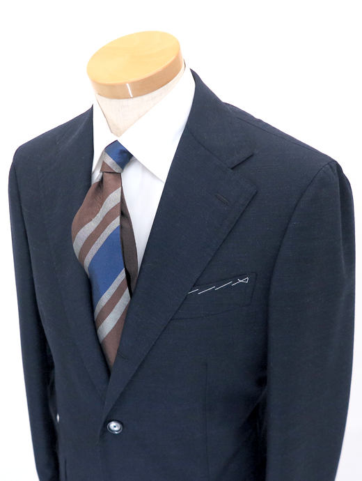 TITO ALLEGRETTO ティト・アレグレット　シングル3Bスーツ/2プリーツスラックス　tit520601-ネイビー
