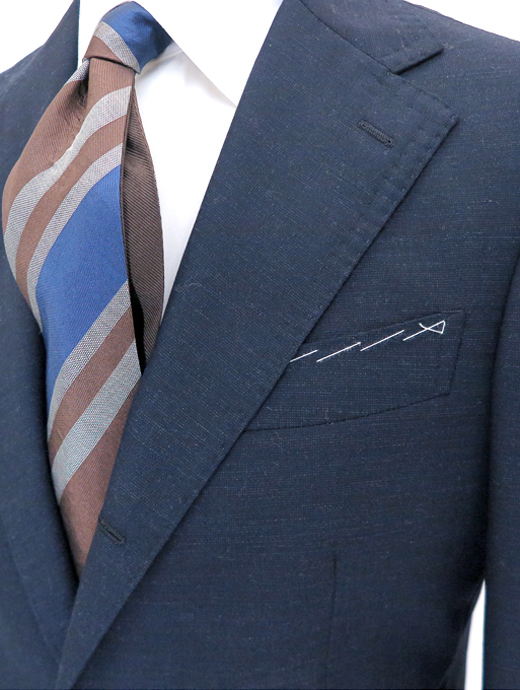 TITO ALLEGRETTO ティト・アレグレット　シングル3Bスーツ/2プリーツスラックス　tit520601-ネイビー