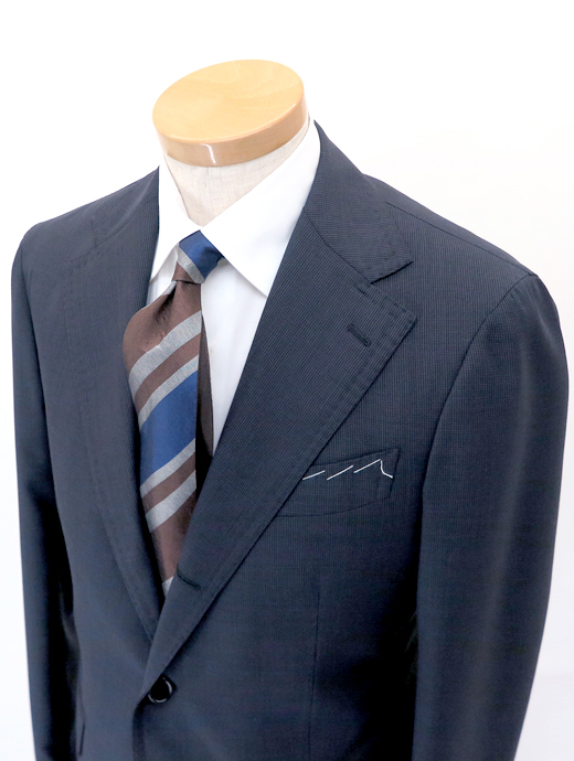 TITO ALLEGRETTO ティト・アレグレット　シングル3Bスーツ/2プリーツスラックス　tit520602-ネイビー