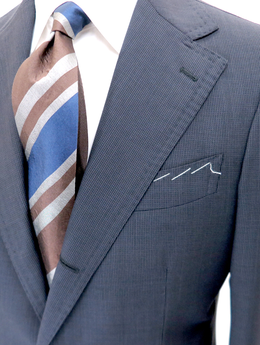 TITO ALLEGRETTO ティト・アレグレット　シングル3Bスーツ/2プリーツスラックス　tit520602-ネイビー