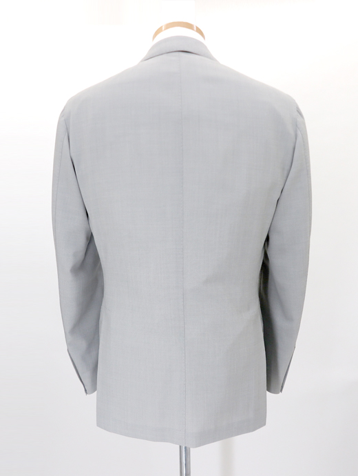 TITO ALLEGRETTO×Massimo Corrado　シングル3Bスーツ/ベルトレストラウザーズ ウィンザーモデル 　tit520603-ライトグレー