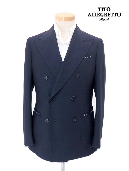 TITO ALLEGRETTO ティト・アレグレット　ダブルジャケット　tit520605-ネイビー