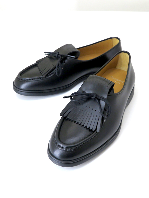 Timothee PARIS/ティモシーパリ　ローファー/BEAUNE LONG FRINGE　tmt520403-ブラック