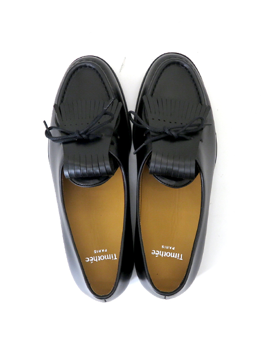 Timothee PARIS/ティモシーパリ　ローファー/BEAUNE LONG FRINGE　tmt520403-ブラック