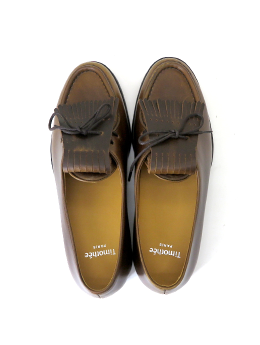 Timothee PARIS/ティモシーパリ　ローファー/BEAUNE LONG FRINGE　tmt520404-ブラウン