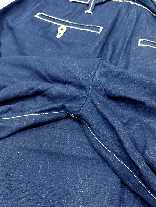 TRC/ティー・アール・シー　ワークパンツ/セルビッジデニム　trc520601-インクブルー