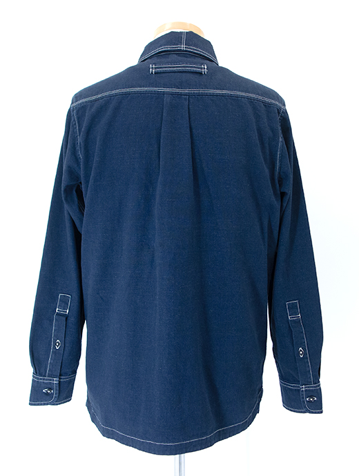 TRC/ティー・アール・シー　ワークシャツ/セルビッジデニム　trc520605-インクブルー