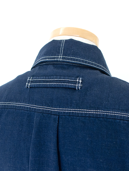 TRC/ティー・アール・シー　ワークシャツ/セルビッジデニム　trc520605-インクブルー