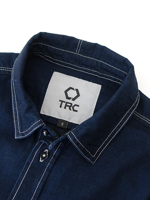 TRC/ティー・アール・シー　ワークシャツ/セルビッジデニム　trc520605-インクブルー