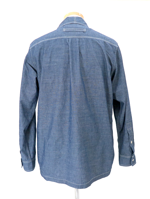 TRC/ティー・アール・シー　ワークシャツ/デニム　trc520606-ウォッシュドブルー