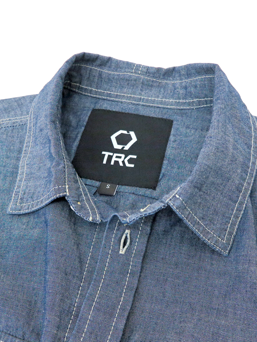 TRC/ティー・アール・シー　ワークシャツ/デニム　trc520606-ウォッシュドブルー