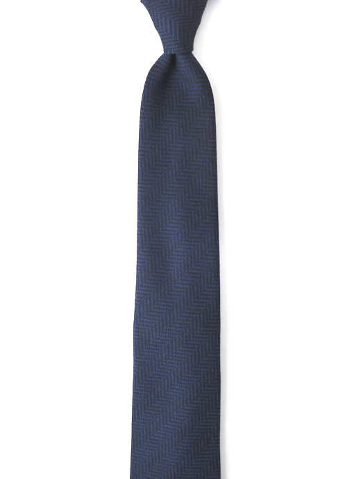 UMBERTO FORNARI/ウンベルト・フォルナリ　ネクタイ/ウール　umb502403-ネイビー
