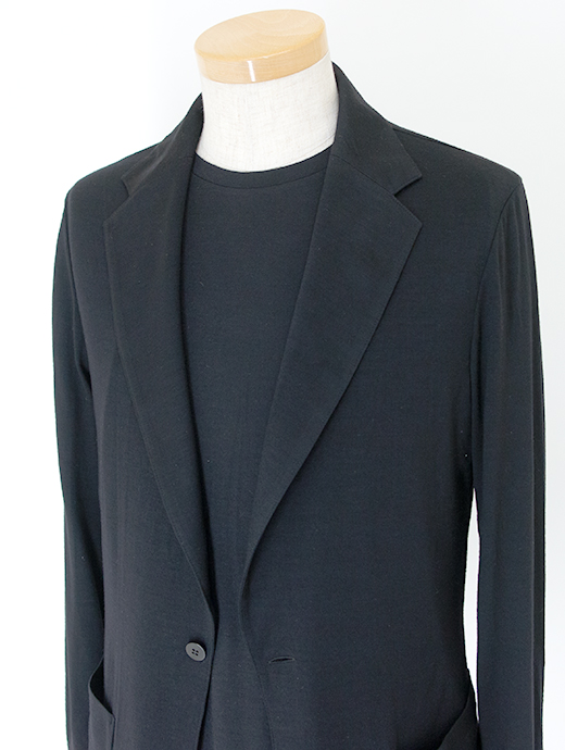 VOW/ボウ　エアージャケット/Super150sウールジャージー　vow540403-ブラック