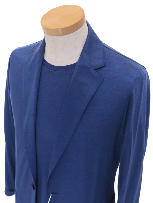 VOW/ボウ　エアージャケット/ウールカシミアジャージー　vow520404-インクブルー