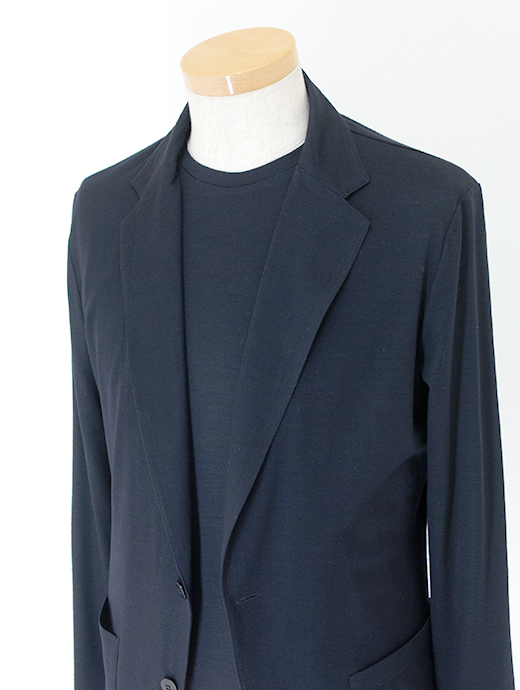 VOW/ボウ　エアージャケット/Super150sウールジャージー　vow520405-ダークネイビー