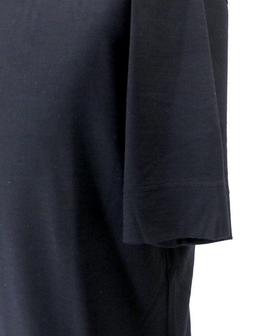 VOW/ボウ　ウールTシャツ/クルーネック/Super150sジャージー/洗濯可　vow520406-ブラック