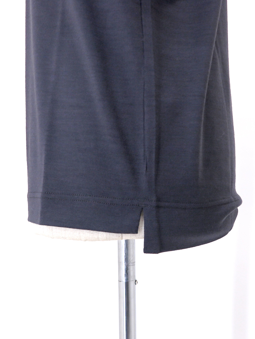 VOW/ボウ　ウールTシャツ/クルーネック/Super150sジャージー/洗濯可　vow520408-グレー