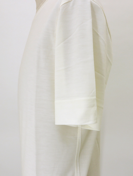 VOW/ボウ　ウールTシャツ/クルーネック/Super150sジャージー/洗濯可　vow520409-オフホワイト