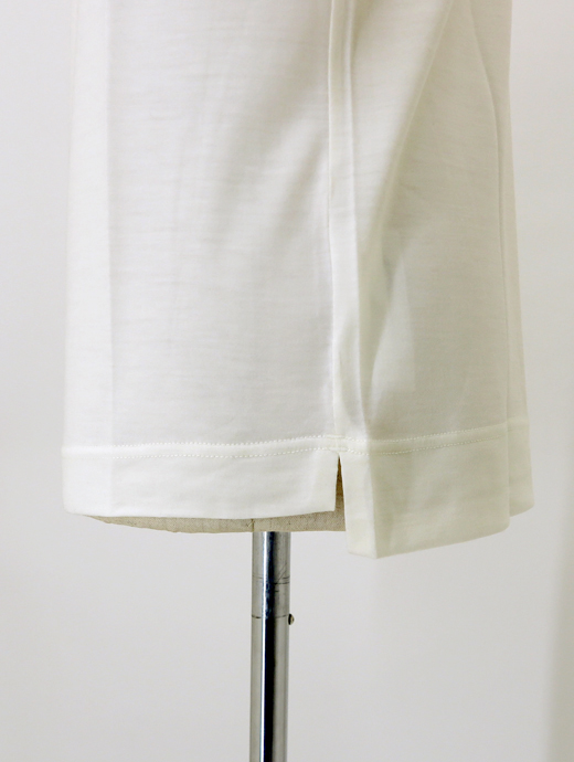 VOW/ボウ　ウールTシャツ/クルーネック/Super150sジャージー/洗濯可　vow520409-オフホワイト