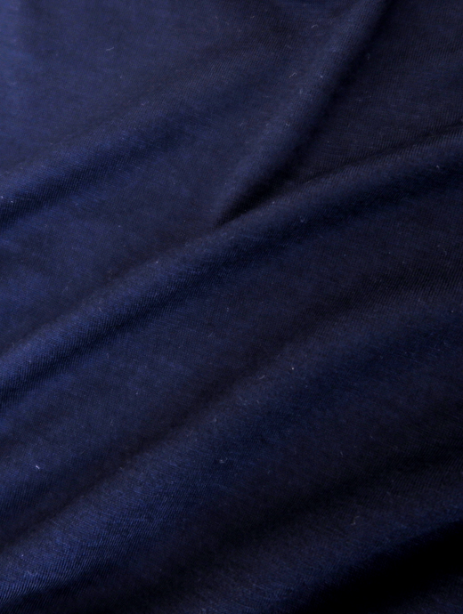 VOW/ボウ　ウールTシャツ/クルーネック/Super160sジャージー/洗濯可　vow520411-ネイビー