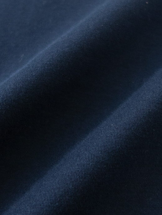 VOW/ボウ　カシミヤライクコットンTシャツ/クルーネック　vow520603-ネイビー